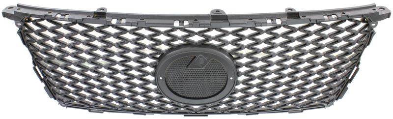 Gray Shell and Insert Grille for Lexus IS250/IS350 with Sport Package, fits Base Model 2011-2013, C Model 2013-2015 without Pre-Collision System, Replacement