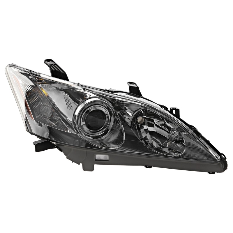 Headlight for Lexus ES350 2007-2009 Right (Passenger), Lens and Housing, Halogen, Replacement