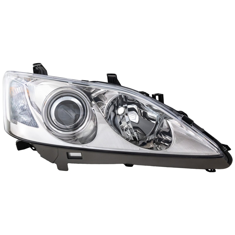Headlight Lens and Housing for Lexus ES350 2007-2009 Right (Passenger), Xenon, without HID Kit, Replacement (CAPA Certified)