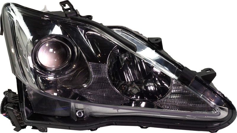 Headlight for Lexus IS250/IS350 2009-2010 Right (Passenger), Lens and Housing, Xenon, without HID Kit, Excluding C Model, Replacement