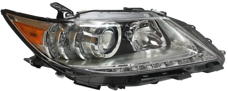 Headlight for Lexus ES300H/ES350 2013-2015, Right (Passenger) Side, Lens and Housing, Halogen, Projector Type, Replacement