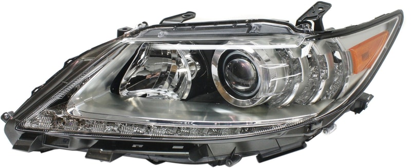 Headlight for Lexus ES300H/ES350 (2013-2015), Left (Driver) Side, Lens and Housing, Halogen, Projector Type, Replacement