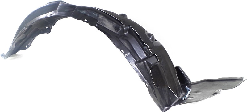 Front Fender Liner for Lexus IS250/IS350 2009-2010, Right (Passenger), Plastic, Vacuum Form, Excludes C Model, with Extension Sheet, Replacement