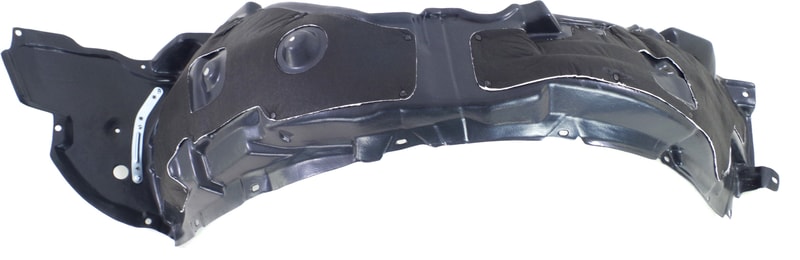 Front Fender Liner for Lexus IS250/IS350 2009-2010, Left (Driver), Plastic, Vacuum Form, Excludes C Model, with Extension Sheet, Replacement