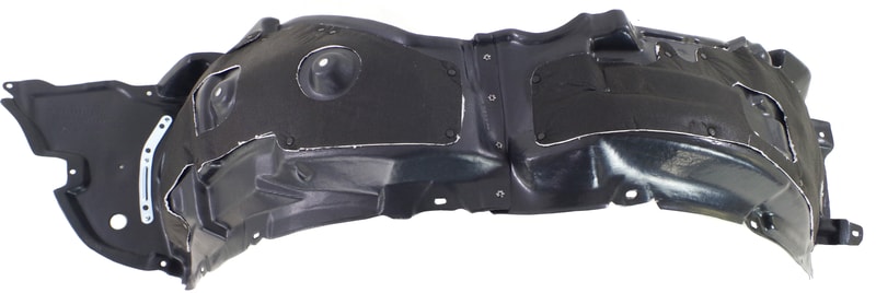 Front Fender Liner for Lexus IS250/IS350 (2011-2013), Left (Driver), Plastic, Vacuum Form, Excludes C Model, with Extension Sheet, Replacement