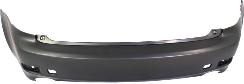 Rear Bumper Cover for Lexus IS250/IS350 2009-2013, Primed (Ready to Paint), Excluding C Model, without Parking Distance Control Sensor Holes and Pre-Collision System, Replacement