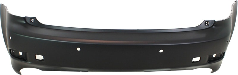Rear Bumper Cover for Lexus IS250/IS350 (2011-2013), Primed (Ready to Paint), with Parking Distance Control Sensor Holes and Pre-Collision System, Excludes C Model, Replacement