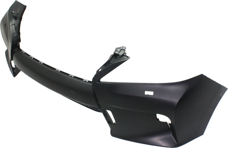 Front Bumper Cover for RX350/RX450H 2013-2015, Primed (Ready to Paint), with F Sport and Ultra Premium Pkg, with Headlight Holes, without Intelligent Park Assist System Holes, for RX350 Canada Built, Replacement