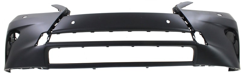 Front Bumper Cover for Lexus RX350/RX450H 2013-2015, Primed (Ready to Paint), without F Sport Package, with Headlight and Intelligent Park Assist System Holes, for RX350 Canada Built, Replacement