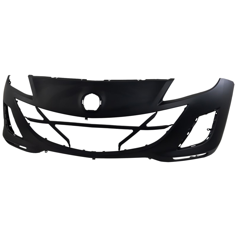Front Bumper Cover for 2010-2010 Mazda 3, Primed (Ready to Paint), 2.0L Engine, Replacement