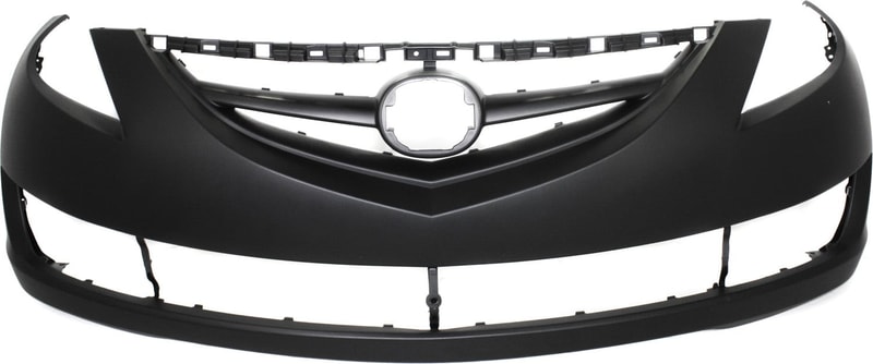 Front Bumper Cover for Mazda 6, 2009-2013, Primed (Ready to Paint), Replacement