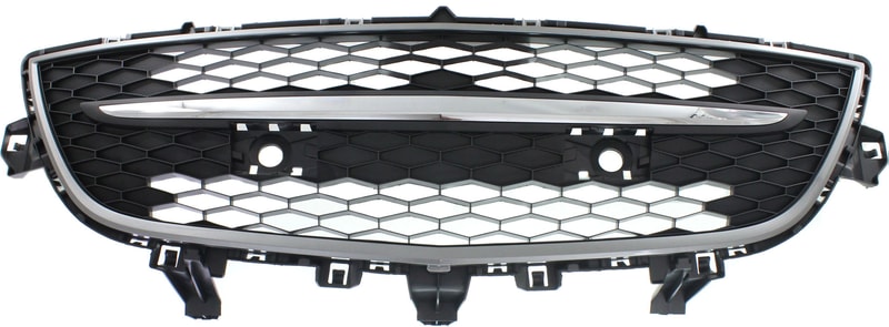 Lower Front Bumper Grille for Mazda CX-9 2010-2012, Chrome Black, Replacement
