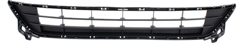 Front Bumper Grille for Mazda 6, 2014-2017, Lower, Textured Black, without LED Light Holes and Smart City Brake System, Replacement