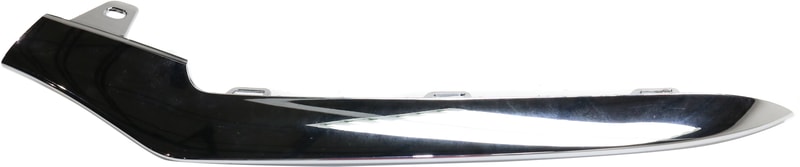 Front Bumper Molding for Mercedes-Benz E-Class 2014-2016, Left (Driver), Chrome, with AMG Styling Package, (Sedan 2014)/Wagon, Excluding E63 Model, Replacement