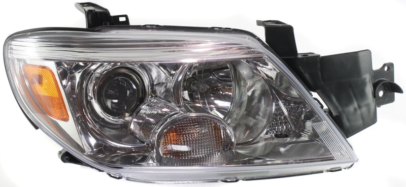 Headlight Assembly for 2005-2006 Mitsubishi Outlander, Right (Passenger), Halogen, Designed for LS, SE, XLS Models, Replacement