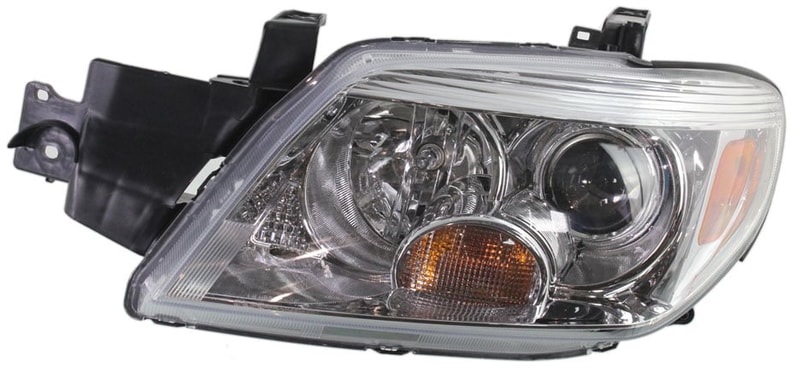 Headlight Assembly for Mitsubishi Outlander 2005-2006, Left (Driver), Halogen, for LS/SE/XLS Models, Replacement
