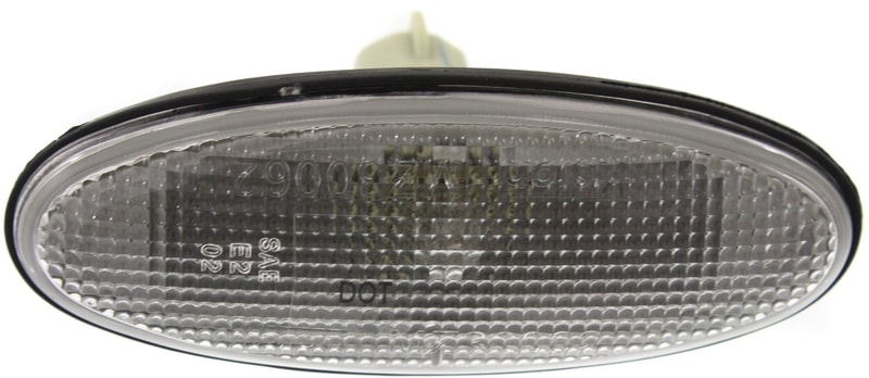 Front Side Marker Light Assembly for Mazda Protege 1999-2003, Right (Passenger) Equals Left (Driver), Repeater Light, w/o MP3 Model, Replacement