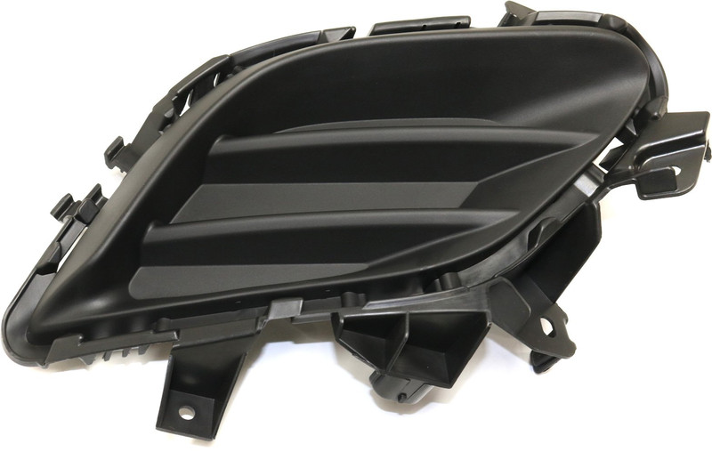 Fog Light Cover for Mazda 6 2014-2017, Right (Passenger) Side, Textured Plastic, Without LED Light Holes, Replacement