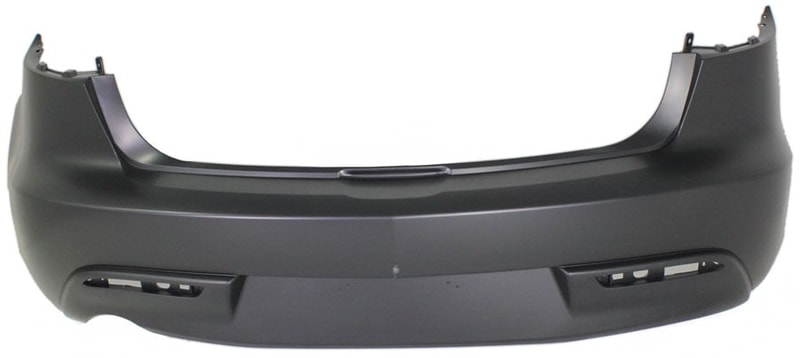 Rear Bumper Cover for Mazda 3 Sedan (2010-2011), 2.0 Liter Engine, Primed (Ready to Paint), Replacement (CAPA Certified)