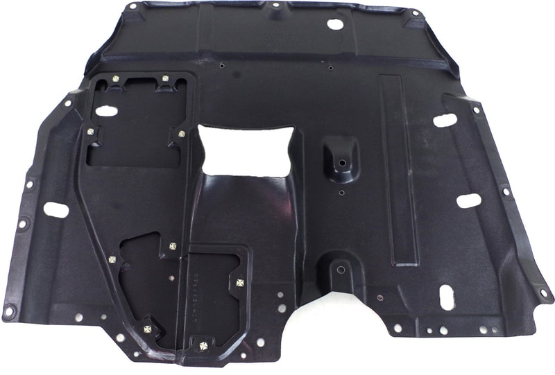 Engine Splash Shield for Mitsubishi Lancer 2008-2015, Under Cover, Rear with Turbo, Replacement