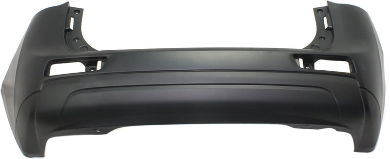 Rear Bumper Cover for Mitsubishi Outlander 2014-2015, Primed (Ready to Paint), Textured, without Wheel Opening Molding, Replacement