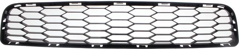 Front Bumper Grille for Nissan Sentra Sport Type SR Model, 2013-2015, Textured Black, Replacement