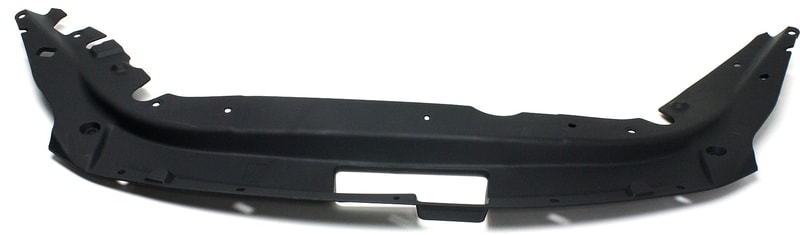 Radiator Support Cover for Nissan Sentra 2013-2015, Upper Position, Textured Finish, Made of Plastic, Replacement