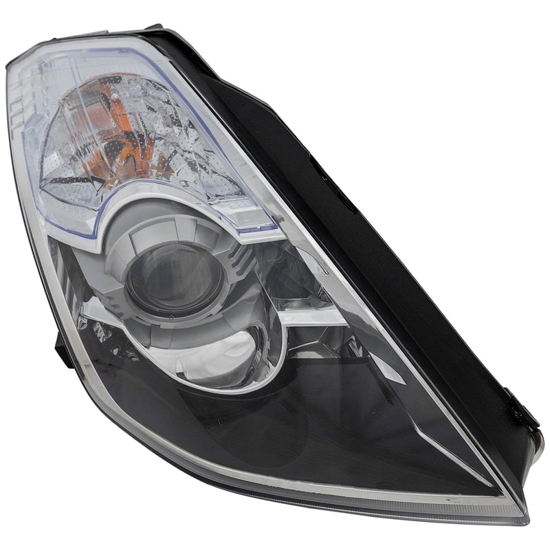 Headlight Assembly for Nissan 350Z 2006-2009, Right (Passenger), HID/Xenon with HID Kit, Replacement