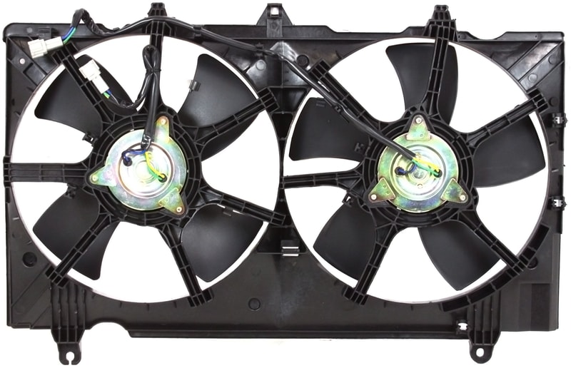 Radiator Fan Assembly for Nissan 350Z 2007-2009, Dual, Replacement
