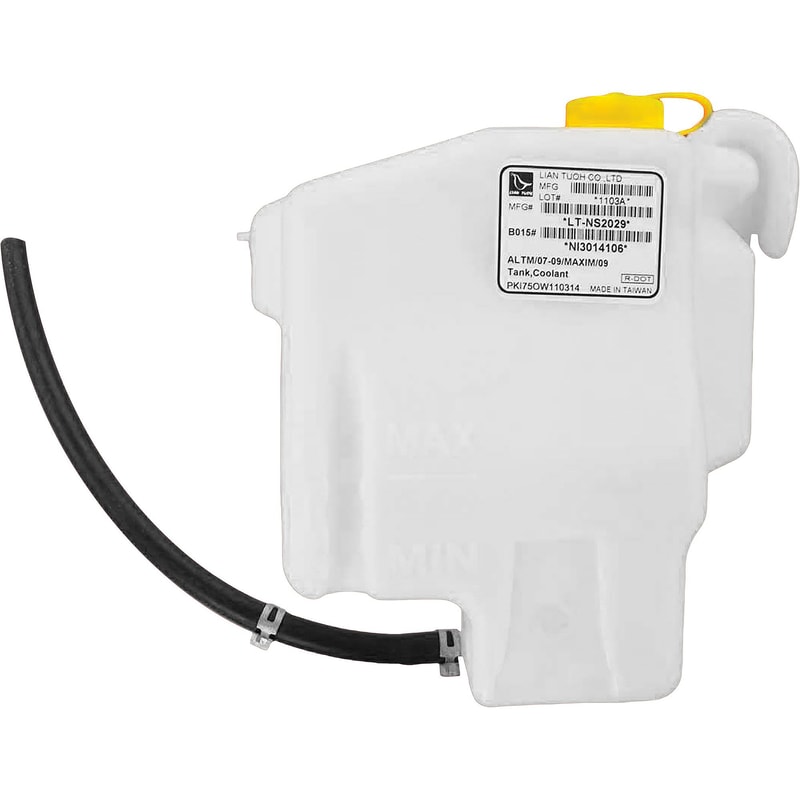 Coolant Reservoir Assembly for Nissan Altima 2007-2013 & Maxima 2009-2014, Excludes Hybrid Model, Replacement