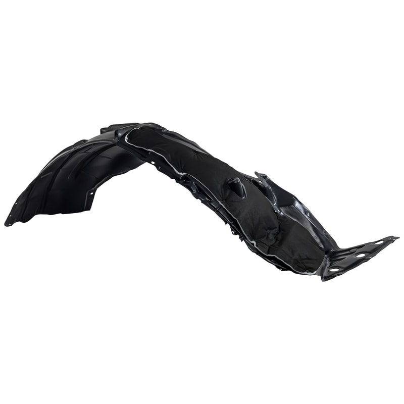 Front Fender Liner for Nissan Pathfinder 2013-2014, Right (Passenger) Side, Vacuum Form, with Extension Sheet, Not for Hybrid Model, Replacement