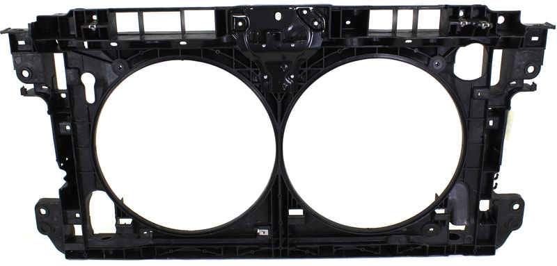 Radiator Support for Nissan Maxima 2009-2014 / Altima 2010-2013, Plastic with Steel, Black, Coupe/Sedan, Replacement (CAPA Certified)