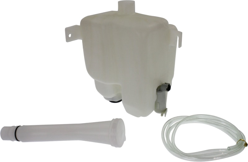 Washer Reservoir for Nissan Maxima 1995-2003 / Infiniti I35 2002-2004, Assembly with Pump, Inlet, Hose, and Cap, without Sensor, Replacement