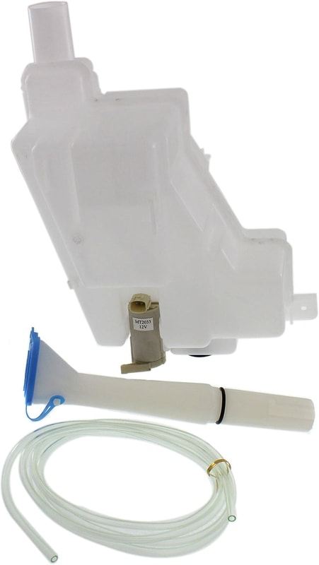 Washer Reservoir Assembly for Nissan Maxima 2004-2008, with Cap, Hose, Inlet, Pump, and Sensor, Replacement