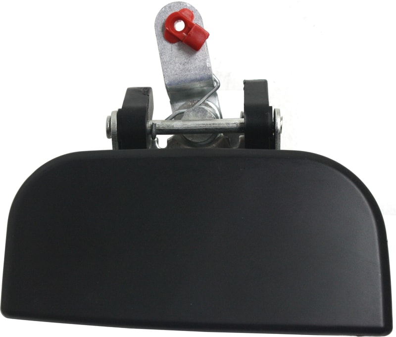 Rear Exterior Door Handle for Nissan Pathfinder 1996-2004, Right (Passenger), Smooth Black, Replacement