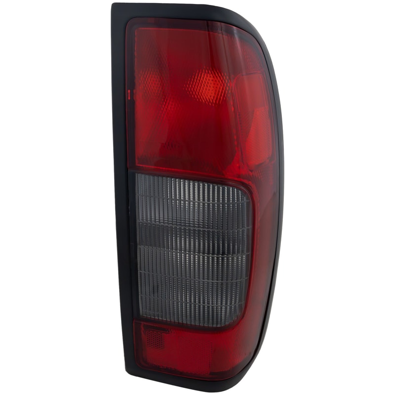 Tail Light for Nissan Frontier 2000-2001/2003-2004, Right (Passenger), Lens and Housing, with Smoke Reverse Lens, From 10-1999, Replacement