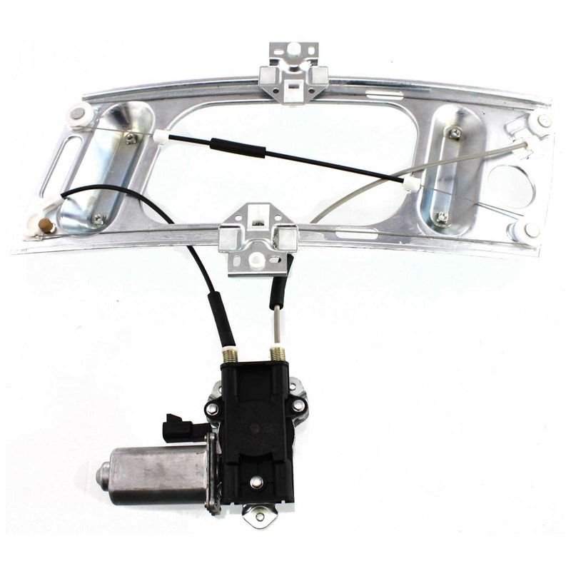 Front Window Regulator for Pontiac Grand Prix 1997-2002 / Chevrolet Monte Carlo 2000-2007, Right (Passenger), Power, with Motor, Coupe, Replacement
