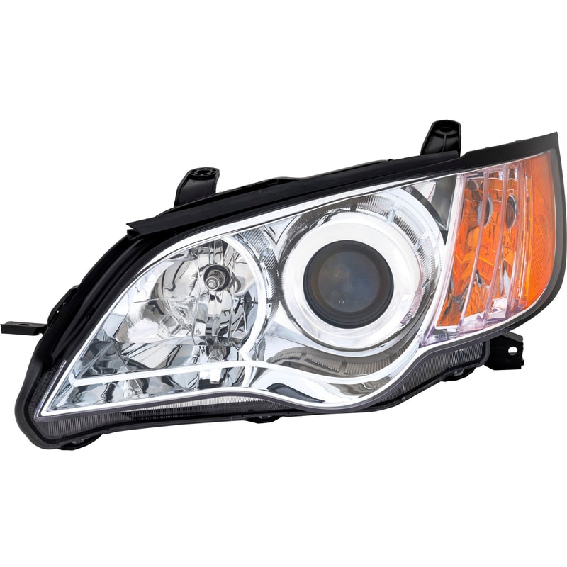 Headlight Assembly for Subaru Outback 2008-2009, Left (Driver) Halogen, Replacement