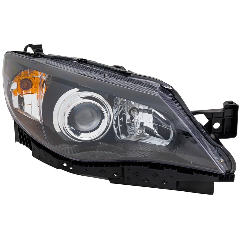 Headlight Assembly for Subaru Impreza 2008-2011 Right (Passenger), Halogen, Sedan/Wagon, Excluding 2.5 GT/Sport/Outback Sport Models 2008-2009, Replacement