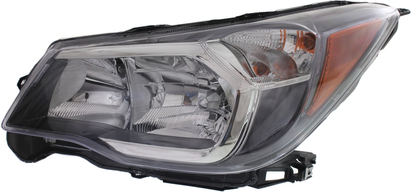 Headlight Assembly for Subaru Forester 2014-2016, Left (Driver), Gray Interior, Halogen, 2.0L Eng, Replacement