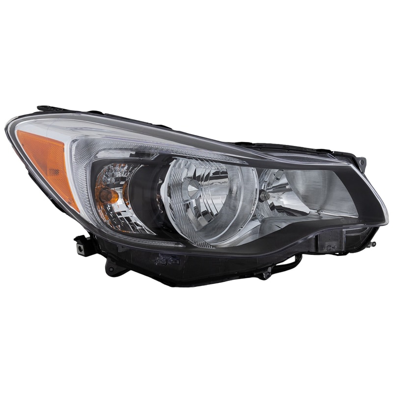 Headlight Assembly for Subaru Impreza 2012-2013 / XV Crosstrek 2013-2014, Right (Passenger), Halogen, Excludes WRX Models, Replacement