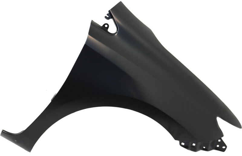 Front Fender for Scion IM (2016-2016), Toyota Corolla IM (2017-2018), Right (Passenger), Primed (Ready to Paint), Steel, without Side Marker Light Holes, with Molding Holes, Replacement