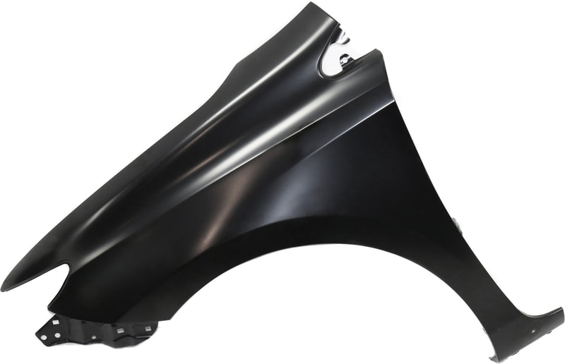 Front Fender for Toyota Scion iM (2016-2016), Toyota Corolla iM (2017-2018), Left (Driver), Primed (Ready to Paint), Steel, Without Light Holes, With Molding Holes, Replacement