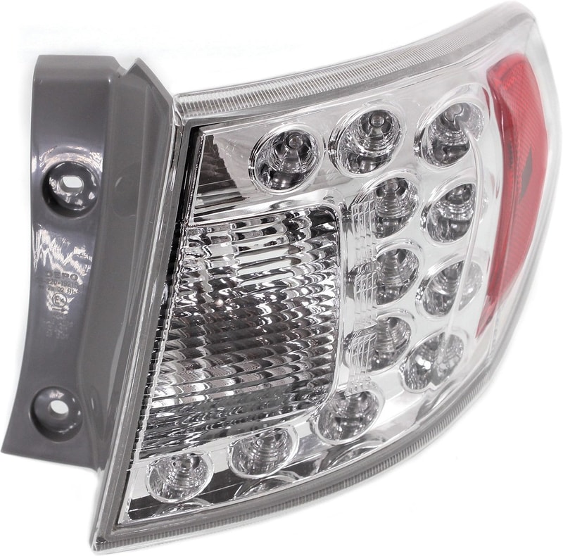 Tail Light for Subaru Impreza Wagon 2008-2014, Right (Passenger) Side, Outer Lens and Housing, Replacement