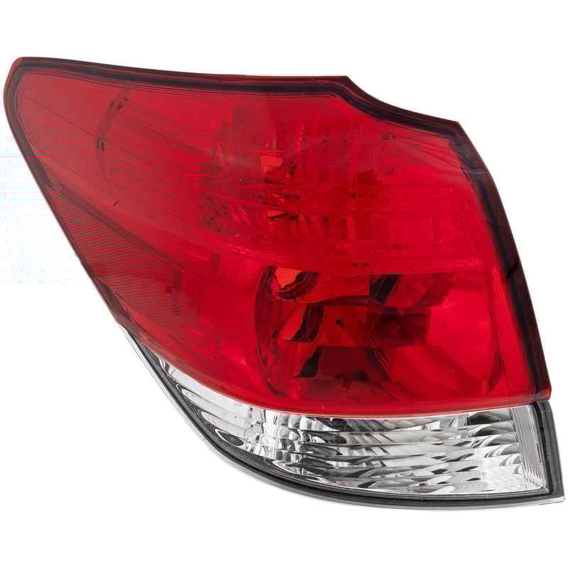 Tail Light for Subaru Outback 2010-2014, Left (Driver) Side, Outer Lens and Housing, Halogen, Replacement