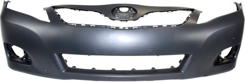 Front Bumper Cover for Toyota Camry 2010-2011, Primed (Ready to Paint), Designed for Hybrid Model, Compatible with USA Built Vehicle, Replacement