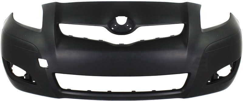 Front Bumper Cover for Toyota Yaris Hatchback 2009-2011, Primed (Ready to Paint), Replacement