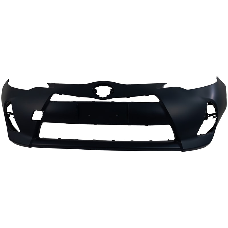 Front Bumper Cover for Toyota Prius C 2012-2014, Primed (Ready to Paint), Replacement