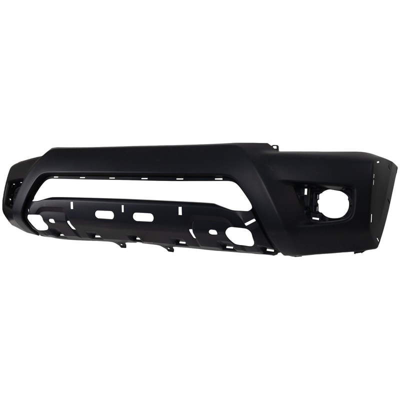Front Bumper Cover for 2012-2015 Toyota Tacoma, Textured with Wheel Opening Flares, Excluding X-Runner Model, Replacement