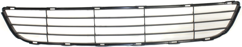 Front Bumper Grille for Toyota Yaris Sedan 2007-2008, Lower Position, Textured Gray, Replacement (CAPA Certified)